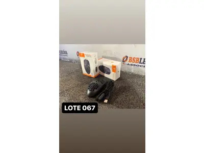 LOTE 067 - 01 MOUSE COM VENTILADOR EMBUTIDO ( NOVO ) ( NO ESTADO )
