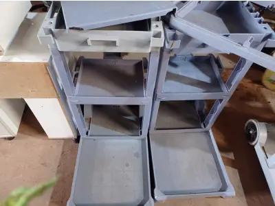 LOTE 494 - 02 CARRINHOS PARA LIMPEZA INDUSTRIAL INCOMPLETO. (NO ESTADO) ATENÇÃO! FAZER A VISITAÇÃO ANTES DE ARREMATAR, NÃO SABEMOS SE FUNCIONA. LEILÃO NÃO TEM GARANTIA E NEM DEVOLUÇÃO, SUJEITO A POSSÍVEIS AVARIAS VISÍVEIS/OCULTAS E/OU AUSÊNCIA DE COMPONENTES.