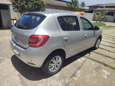 LOTE 501 - 01 RENAULT/SANDERO EXPRESSION 1.0, COR PRATA , FLEX, ANO 2019/20 (NO ESTADO)