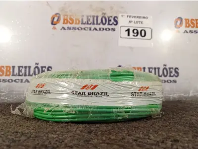 LOTE 190 - 01 ROLO DE CABO FLEXÍVEL 100M 1X4MM NA COR VERDE(NOVO). (NO ESTADO) ATENÇÃO! FAZER A VISITAÇÃO ANTES DE ARREMATAR, NÃO SABEMOS SE FUNCIONA. LEILÃO NÃO TEM GARANTIA E NEM DEVOLUÇÃO, SUJEITO A POSSÍVEIS AVARIAS VISÍVEIS/OCULTAS E/OU AUSÊNCIA DE COMPONENTES.