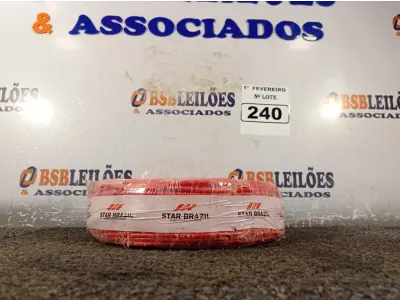 LOTE 240 - 01 ROLO DE CABO FLEXÍVEL 100M 1X4MM NA COR VERMELHA(NOVO). (NO ESTADO) ATENÇÃO! FAZER A VISITAÇÃO ANTES DE ARREMATAR, NÃO SABEMOS SE FUNCIONA. LEILÃO NÃO TEM GARANTIA E NEM DEVOLUÇÃO, SUJEITO A POSSÍVEIS AVARIAS VISÍVEIS/OCULTAS E/OU AUSÊNCIA DE COMPONENTES.