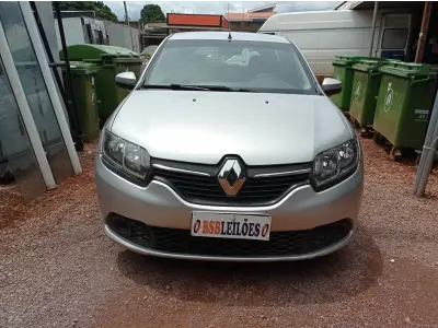 LOTE 501 - 01 RENAULT/SANDERO EXPRESSION 1.0, COR PRATA , FLEX, ANO 2019/20 (NO ESTADO)