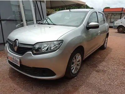 LOTE 501 - 01 RENAULT/SANDERO EXPRESSION 1.0, COR PRATA , FLEX, ANO 2019/20 (NO ESTADO)