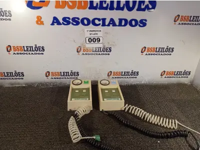 LOTE 009 - 02 PAINÉIS DE ALARME SENDO 01 DE OXIGÊNIO E OUTRO DE OXIDO NITROSO. (NO ESTADO) ATENÇÃO! FAZER A VISITAÇÃO ANTES DE ARREMATAR, NÃO SABEMOS SE FUNCIONA. LEILÃO NÃO TEM GARANTIA E NEM DEVOLUÇÃO, SUJEITO A POSSÍVEIS AVARIAS VISÍVEIS/OCULTAS E/OU AUSÊNCIA DE COMPONENTES.