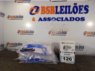 LOTE 126 - 04 TERMÔMETROS DIGITAL E 07 MASCARAS DE PROTEÇÃO. (NO ESTADO) ATENÇÃO! FAZER A VISITAÇÃO ANTES DE ARREMATAR, NÃO SABEMOS SE FUNCIONA. LEILÃO NÃO TEM GARANTIA E NEM DEVOLUÇÃO, SUJEITO A POSSÍVEIS AVARIAS VISÍVEIS/OCULTAS E/OU AUSÊNCIA DE COMPONENTES.