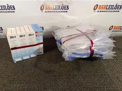 LOTE 178 - 04 TERMÔMETROS DIGITAL E 10 MASCARAS DE PROTEÇÃO. (NO ESTADO) ATENÇÃO! FAZER A VISITAÇÃO ANTES DE ARREMATAR, NÃO SABEMOS SE FUNCIONA. LEILÃO NÃO TEM GARANTIA E NEM DEVOLUÇÃO, SUJEITO A POSSÍVEIS AVARIAS VISÍVEIS/OCULTAS E/OU AUSÊNCIA DE COMPONENTES.