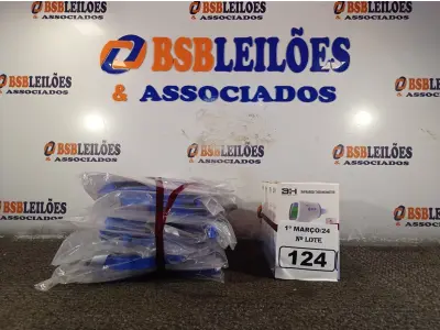 LOTE 124 - 04 TERMÔMETROS DIGITAL E 10 MASCARAS DE PROTEÇÃO. (NO ESTADO) ATENÇÃO! FAZER A VISITAÇÃO ANTES DE ARREMATAR, NÃO SABEMOS SE FUNCIONA. LEILÃO NÃO TEM GARANTIA E NEM DEVOLUÇÃO, SUJEITO A POSSÍVEIS AVARIAS VISÍVEIS/OCULTAS E/OU AUSÊNCIA DE COMPONENTES.