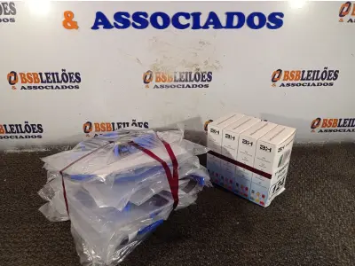 LOTE 124 - 04 TERMÔMETROS DIGITAL E 10 MASCARAS DE PROTEÇÃO. (NO ESTADO) ATENÇÃO! FAZER A VISITAÇÃO ANTES DE ARREMATAR, NÃO SABEMOS SE FUNCIONA. LEILÃO NÃO TEM GARANTIA E NEM DEVOLUÇÃO, SUJEITO A POSSÍVEIS AVARIAS VISÍVEIS/OCULTAS E/OU AUSÊNCIA DE COMPONENTES.