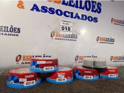LOTE 018 - 01 LOTE COM APROXIMADAMENTE 150 MÍDIAS DE BLUE RAY MATION. (NO ESTADO) ATENÇÃO! FAZER A VISITAÇÃO ANTES DE ARREMATAR, NÃO SABEMOS SE FUNCIONA. LEILÃO NÃO TEM GARANTIA E NEM DEVOLUÇÃO, SUJEITO A POSSÍVEIS AVARIAS VISÍVEIS/OCULTAS E/OU AUSÊNCIA DE COMPONENTES.