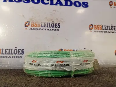 LOTE 050 - 01 ROLO DE CABO FLEXÍVEL 100M 1X4MM NA COR VERDE (NOVO). (NO ESTADO) ATENÇÃO! FAZER A VISITAÇÃO ANTES DE ARREMATAR, NÃO SABEMOS SE FUNCIONA. LEILÃO NÃO TEM GARANTIA E NEM DEVOLUÇÃO, SUJEITO A POSSÍVEIS AVARIAS VISÍVEIS/OCULTAS E/OU AUSÊNCIA DE COMPONENTES.