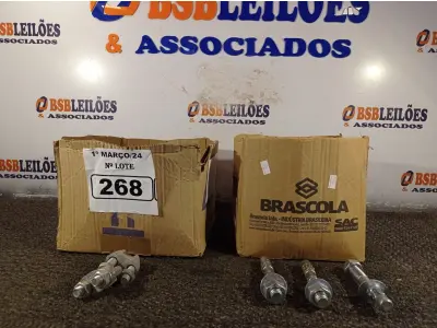 LOTE 268 - 01 LOTE COM VÁRIOS CLIPES PARA CABO DE AÇO E CHUMBADORES PARABOLT. (NO ESTADO) ATENÇÃO! FAZER A VISITAÇÃO ANTES DE ARREMATAR, NÃO SABEMOS SE FUNCIONA. LEILÃO NÃO TEM GARANTIA E NEM DEVOLUÇÃO, SUJEITO A POSSÍVEIS AVARIAS VISÍVEIS/OCULTAS E/OU AUSÊNCIA DE COMPONENTES.