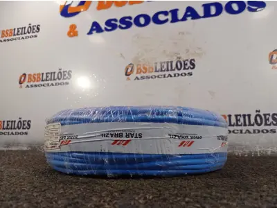 LOTE 220 - 01 ROLO DE CABO FLEXÍVEL 100M 1X10MM NA COR AZUL(NOVO). (NO ESTADO) ATENÇÃO! FAZER A VISITAÇÃO ANTES DE ARREMATAR, NÃO SABEMOS SE FUNCIONA. LEILÃO NÃO TEM GARANTIA E NEM DEVOLUÇÃO, SUJEITO A POSSÍVEIS AVARIAS VISÍVEIS/OCULTAS E/OU AUSÊNCIA DE COMPONENTES.