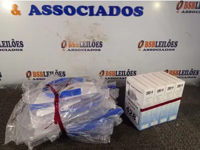 LOTE 428 - 04 TERMÔMETROS DIGITAL E 10 MASCARAS DE PROTEÇÃO. (NO ESTADO) ATENÇÃO! FAZER A VISITAÇÃO ANTES DE ARREMATAR, NÃO SABEMOS SE FUNCIONA. LEILÃO NÃO TEM GARANTIA E NEM DEVOLUÇÃO, SUJEITO A POSSÍVEIS AVARIAS VISÍVEIS/OCULTAS E/OU AUSÊNCIA DE COMPONENTES.