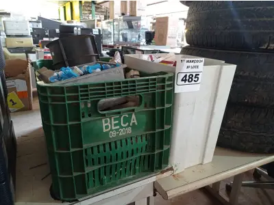 LOTE 485 - 01 LOTE COM DIVERSOS ITENS PARA CONSTRUÇÃO. (NO ESTADO) ATENÇÃO! FAZER A VISITAÇÃO ANTES DE ARREMATAR, NÃO SABEMOS SE FUNCIONA. LEILÃO NÃO TEM GARANTIA E NEM DEVOLUÇÃO, SUJEITO A POSSÍVEIS AVARIAS VISÍVEIS/OCULTAS E/OU AUSÊNCIA DE COMPONENTES.