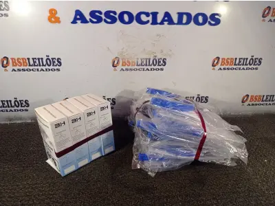 LOTE 409 - 04 TERMÔMETROS DIGITAL E 10 MASCARAS DE PROTEÇÃO. (NO ESTADO) ATENÇÃO! FAZER A VISITAÇÃO ANTES DE ARREMATAR, NÃO SABEMOS SE FUNCIONA. LEILÃO NÃO TEM GARANTIA E NEM DEVOLUÇÃO, SUJEITO A POSSÍVEIS AVARIAS VISÍVEIS/OCULTAS E/OU AUSÊNCIA DE COMPONENTES.