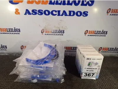LOTE 367 - 04 TERMÔMETROS DIGITAL E 10 MASCARAS DE PROTEÇÃO. (NO ESTADO) ATENÇÃO! FAZER A VISITAÇÃO ANTES DE ARREMATAR, NÃO SABEMOS SE FUNCIONA. LEILÃO NÃO TEM GARANTIA E NEM DEVOLUÇÃO, SUJEITO A POSSÍVEIS AVARIAS VISÍVEIS/OCULTAS E/OU AUSÊNCIA DE COMPONENTES.