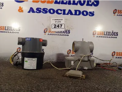 LOTE 247 - 02 AQUECEDORES PARA BANHEIRA DE HIDROMASSAGEM. (NO ESTADO) ATENÇÃO! FAZER A VISITAÇÃO ANTES DE ARREMATAR, NÃO SABEMOS SE FUNCIONA. LEILÃO NÃO TEM GARANTIA E NEM DEVOLUÇÃO, SUJEITO A POSSÍVEIS AVARIAS VISÍVEIS/OCULTAS E/OU AUSÊNCIA DE COMPONENTES.