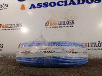 LOTE 280 - 01 ROLO DE CABO FLEXÍVEL 100M 1X10MM NA COR AZUL (NOVO). (NO ESTADO) ATENÇÃO! FAZER A VISITAÇÃO ANTES DE ARREMATAR, NÃO SABEMOS SE FUNCIONA. LEILÃO NÃO TEM GARANTIA E NEM DEVOLUÇÃO, SUJEITO A POSSÍVEIS AVARIAS VISÍVEIS/OCULTAS E/OU AUSÊNCIA DE COMPONENTES.