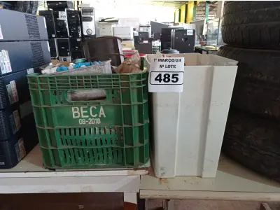 LOTE 485 - 01 LOTE COM DIVERSOS ITENS PARA CONSTRUÇÃO. (NO ESTADO) ATENÇÃO! FAZER A VISITAÇÃO ANTES DE ARREMATAR, NÃO SABEMOS SE FUNCIONA. LEILÃO NÃO TEM GARANTIA E NEM DEVOLUÇÃO, SUJEITO A POSSÍVEIS AVARIAS VISÍVEIS/OCULTAS E/OU AUSÊNCIA DE COMPONENTES.