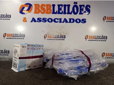 LOTE 253 - 04 TERMÔMETROS DIGITAL E 10 MASCARAS DE PROTEÇÃO. (NO ESTADO) ATENÇÃO! FAZER A VISITAÇÃO ANTES DE ARREMATAR, NÃO SABEMOS SE FUNCIONA. LEILÃO NÃO TEM GARANTIA E NEM DEVOLUÇÃO, SUJEITO A POSSÍVEIS AVARIAS VISÍVEIS/OCULTAS E/OU AUSÊNCIA DE COMPONENTES.