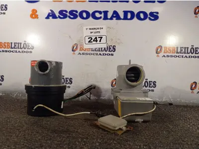 LOTE 247 - 02 AQUECEDORES PARA BANHEIRA DE HIDROMASSAGEM. (NO ESTADO) ATENÇÃO! FAZER A VISITAÇÃO ANTES DE ARREMATAR, NÃO SABEMOS SE FUNCIONA. LEILÃO NÃO TEM GARANTIA E NEM DEVOLUÇÃO, SUJEITO A POSSÍVEIS AVARIAS VISÍVEIS/OCULTAS E/OU AUSÊNCIA DE COMPONENTES.