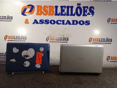 LOTE 112 - 02 NETBOOK’S MARCAS E MODELOS DIVERSOS PARA RETIRADA DE PEÇAS. (NO ESTADO) ATENÇÃO! FAZER A VISITAÇÃO ANTES DE ARREMATAR, NÃO SABEMOS SE FUNCIONA. LEILÃO NÃO TEM GARANTIA E NEM DEVOLUÇÃO, SUJEITO A POSSÍVEIS AVARIAS VISÍVEIS/OCULTAS E/OU AUSÊNCIA DE COMPONENTES.