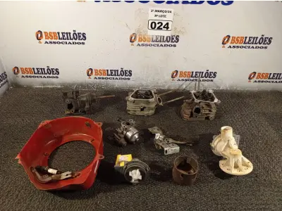 LOTE 024 - 01 LOTE COM VÁRIAS PEÇAS PARA MOTORES E 02 BOMBAS D’AGUA PARA MÁQUINA DE LAVAR MARCAS E MODELOS DIVERSOS.  (NO ESTADO) ATENÇÃO! FAZER A VISITAÇÃO ANTES DE ARREMATAR, NÃO SABEMOS SE FUNCIONA. LEILÃO NÃO TEM GARANTIA E NEM DEVOLUÇÃO, SUJEITO A POSSÍVEIS AVARIAS VISÍVEIS/OCULTAS E/OU AUSÊNCIA DE COMPONENTES.
