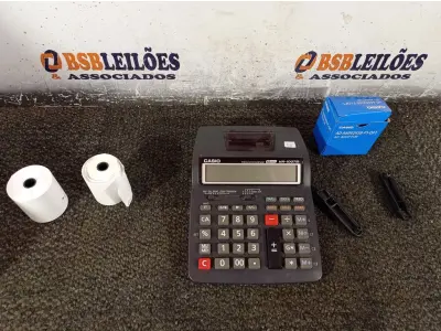 LOTE 025 - 01 CALCULADORA CASSIO HR-100(NOVA). (NO ESTADO) ATENÇÃO! FAZER A VISITAÇÃO ANTES DE ARREMATAR, NÃO SABEMOS SE FUNCIONA. LEILÃO NÃO TEM GARANTIA E NEM DEVOLUÇÃO, SUJEITO A POSSÍVEIS AVARIAS VISÍVEIS/OCULTAS E/OU AUSÊNCIA DE COMPONENTES.