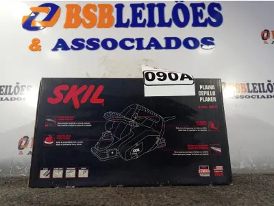 LOTE 090 - 01 PLAINA 3.14, MODELO1555 DE 550W DE POTÊNCIA E 220V MARCA SKIL. (NOVO) (NO ESTADO) ATENÇÃO! FAZER A VISITAÇÃO ANTES DE ARREMATAR, NÃO SABEMOS SE FUNCIONA. LEILÃO NÃO TEM GARANTIA E NEM DEVOLUÇÃO, SUJEITO A POSSÍVEIS AVARIAS VISÍVEIS/OCULTAS E/OU AUSÊNCIA DE COMPONENTES.