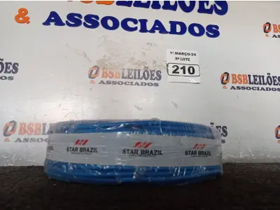 LOTE 210 - 01 ROLO DE CABO FLEXÍVEL 100M 1X10MM NA COR AZUL (NOVO). (NO ESTADO) ATENÇÃO! FAZER A VISITAÇÃO ANTES DE ARREMATAR, NÃO SABEMOS SE FUNCIONA. LEILÃO NÃO TEM GARANTIA E NEM DEVOLUÇÃO, SUJEITO A POSSÍVEIS AVARIAS VISÍVEIS/OCULTAS E/OU AUSÊNCIA DE COMPONENTES.