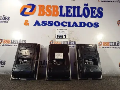 LOTE 561 - 03 RELÓGIOS DE PONTO DIGITAL. (NO ESTADO) ATENÇÃO! FAZER A VISITAÇÃO ANTES DE ARREMATAR, NÃO SABEMOS SE FUNCIONA. LEILÃO NÃO TEM GARANTIA E NEM DEVOLUÇÃO, SUJEITO A POSSÍVEIS AVARIAS VISÍVEIS/OCULTAS E/OU AUSÊNCIA DE COMPONENTES.