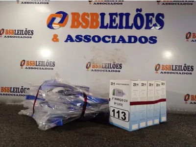 LOTE 113 - 10 MÁSCARAS DE PROTEÇÃO E 05 TERMÔMETROS DIGITAIS. (NO ESTADO) ATENÇÃO! FAZER A VISITAÇÃO ANTES DE ARREMATAR, NÃO SABEMOS SE FUNCIONA. LEILÃO NÃO TEM GARANTIA E NEM DEVOLUÇÃO, SUJEITO A POSSÍVEIS AVARIAS VISÍVEIS/OCULTAS E/OU AUSÊNCIA DE COMPONENTES.