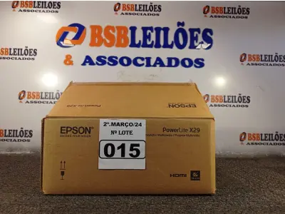 LOTE 015 - 01 PROJETOR MULTIMIDIA MARCA DELL COM 387HS DE USO. (NO ESTADO) ATENÇÃO! FAZER A VISITAÇÃO ANTES DE ARREMATAR, NÃO SABEMOS SE FUNCIONA. LEILÃO NÃO TEM GARANTIA E NEM DEVOLUÇÃO, SUJEITO A POSSÍVEIS AVARIAS VISÍVEIS/OCULTAS E/OU AUSÊNCIA DE COMPONENTES.