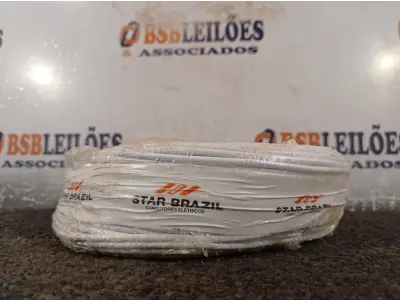 LOTE 220 - 01 ROLO DE CABO FLEXÍVEL 100M 1X2,5MM NA COR BRANCA(NOVO). (NO ESTADO) ATENÇÃO! FAZER A VISITAÇÃO ANTES DE ARREMATAR, NÃO SABEMOS SE FUNCIONA. LEILÃO NÃO TEM GARANTIA E NEM DEVOLUÇÃO, SUJEITO A POSSÍVEIS AVARIAS VISÍVEIS/OCULTAS E/OU AUSÊNCIA DE COMPONENTES.