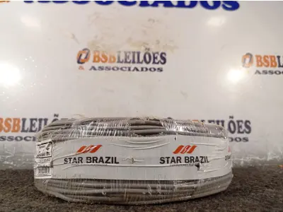 LOTE 180 - 01 ROLO DE CABO FLEXÍVEL 100M 1X2,5MM NA COR CINZA(NOVO). (NO ESTADO) ATENÇÃO! FAZER A VISITAÇÃO ANTES DE ARREMATAR, NÃO SABEMOS SE FUNCIONA. LEILÃO NÃO TEM GARANTIA E NEM DEVOLUÇÃO, SUJEITO A POSSÍVEIS AVARIAS VISÍVEIS/OCULTAS E/OU AUSÊNCIA DE COMPONENTES.