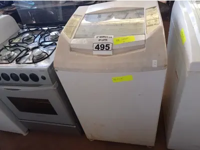LOTE 495 - 01 MÁQUINA DE LAVAR ROUPAS MARCA BRASTEMP 08KG 220V. (NO ESTADO) ATENÇÃO! FAZER A VISITAÇÃO ANTES DE ARREMATAR, NÃO SABEMOS SE FUNCIONA. LEILÃO NÃO TEM GARANTIA E NEM DEVOLUÇÃO, SUJEITO A POSSÍVEIS AVARIAS VISÍVEIS/OCULTAS E/OU AUSÊNCIA DE COMPONENTES.