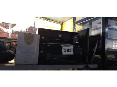 LOTE 395 - 01 ESTABILIZADOR, 02 IMPRESSORAS E 02 MONITORES MARCAS E MODELOS DIVERSOS. (NO ESTADO) ATENÇÃO! FAZER A VISITAÇÃO ANTES DE ARREMATAR, NÃO SABEMOS SE FUNCIONA. LEILÃO NÃO TEM GARANTIA E NEM DEVOLUÇÃO, SUJEITO A POSSÍVEIS AVARIAS VISÍVEIS/OCULTAS E/OU AUSÊNCIA DE COMPONENTES.