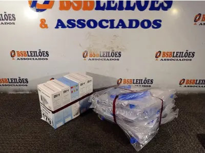 LOTE 179 - 10 MÁSCARAS DE PROTEÇÃO E 05 TERMÔMETROS DIGITAIS. (NO ESTADO) ATENÇÃO! FAZER A VISITAÇÃO ANTES DE ARREMATAR, NÃO SABEMOS SE FUNCIONA. LEILÃO NÃO TEM GARANTIA E NEM DEVOLUÇÃO, SUJEITO A POSSÍVEIS AVARIAS VISÍVEIS/OCULTAS E/OU AUSÊNCIA DE COMPONENTES.