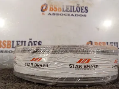 LOTE 250 - 01 ROLO DE CABO FLEXÍVEL 100M 1X2,5MM NA COR CINZA(NOVO). (NO ESTADO) ATENÇÃO! FAZER A VISITAÇÃO ANTES DE ARREMATAR, NÃO SABEMOS SE FUNCIONA. LEILÃO NÃO TEM GARANTIA E NEM DEVOLUÇÃO, SUJEITO A POSSÍVEIS AVARIAS VISÍVEIS/OCULTAS E/OU AUSÊNCIA DE COMPONENTES.