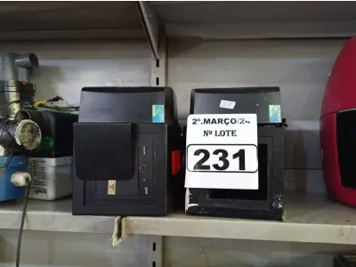 LOTE 231 - 02 RELÓGIOS DE PONTO. (NO ESTADO) ATENÇÃO! FAZER A VISITAÇÃO ANTES DE ARREMATAR, NÃO SABEMOS SE FUNCIONA. LEILÃO NÃO TEM GARANTIA E NEM DEVOLUÇÃO, SUJEITO A POSSÍVEIS AVARIAS VISÍVEIS/OCULTAS E/OU AUSÊNCIA DE COMPONENTES.