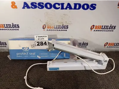 LOTE 284 - 01 SELADORA AGIR. (NO ESTADO) ATENÇÃO! FAZER A VISITAÇÃO ANTES DE ARREMATAR, NÃO SABEMOS SE FUNCIONA. LEILÃO NÃO TEM GARANTIA E NEM DEVOLUÇÃO, SUJEITO A POSSÍVEIS AVARIAS VISÍVEIS/OCULTAS E/OU AUSÊNCIA DE COMPONENTES.