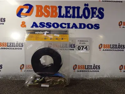 LOTE 074 - 01 CINTA PARA AMARRAÇÃO DE CARGA ENC 1JG 3,0T/1,5T VONDER. (NO ESTADO) ATENÇÃO! FAZER A VISITAÇÃO ANTES DE ARREMATAR, NÃO SABEMOS SE FUNCIONA. LEILÃO NÃO TEM GARANTIA E NEM DEVOLUÇÃO, SUJEITO A POSSÍVEIS AVARIAS VISÍVEIS/OCULTAS E/OU AUSÊNCIA DE COMPONENTES.