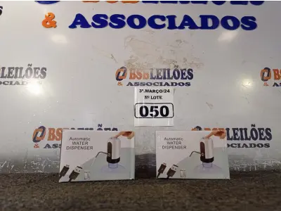 LOTE 050 - 01 DISPENSE DE ÁGUA AUTOMÁTICO. (NO ESTADO) ATENÇÃO! FAZER A VISITAÇÃO ANTES DE ARREMATAR, NÃO SABEMOS SE FUNCIONA. LEILÃO NÃO TEM GARANTIA E NEM DEVOLUÇÃO, SUJEITO A POSSÍVEIS AVARIAS VISÍVEIS/OCULTAS E/OU AUSÊNCIA DE COMPONENTES.