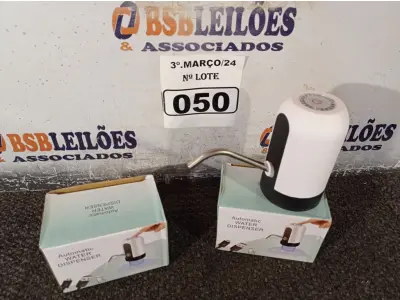LOTE 050 - 01 DISPENSE DE ÁGUA AUTOMÁTICO. (NO ESTADO) ATENÇÃO! FAZER A VISITAÇÃO ANTES DE ARREMATAR, NÃO SABEMOS SE FUNCIONA. LEILÃO NÃO TEM GARANTIA E NEM DEVOLUÇÃO, SUJEITO A POSSÍVEIS AVARIAS VISÍVEIS/OCULTAS E/OU AUSÊNCIA DE COMPONENTES.