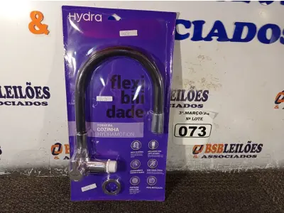 LOTE 073 - 01 TORNEIRA DE COZINHA PAREDE HYDRAMOTION HYDRA. (NO ESTADO) ATENÇÃO! FAZER A VISITAÇÃO ANTES DE ARREMATAR, NÃO SABEMOS SE FUNCIONA. LEILÃO NÃO TEM GARANTIA E NEM DEVOLUÇÃO, SUJEITO A POSSÍVEIS AVARIAS VISÍVEIS/OCULTAS E/OU AUSÊNCIA DE COMPONENTES.