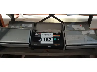 LOTE 187 - 06 SCANNERS MARCAS E MODELOS DIVERSOS. (NO ESTADO) ATENÇÃO! FAZER A VISITAÇÃO ANTES DE ARREMATAR, NÃO SABEMOS SE FUNCIONA. LEILÃO NÃO TEM GARANTIA E NEM DEVOLUÇÃO, SUJEITO A POSSÍVEIS AVARIAS VISÍVEIS/OCULTAS E/OU AUSÊNCIA DE COMPONENTES.
