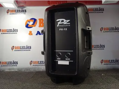 LOTE 494 - 01 CAIXA DE SOM PZ PROPASSIVE PRO ÁUDIO PX-12 (NOVA). (NO ESTADO) ATENÇÃO! FAZER A VISITAÇÃO ANTES DE ARREMATAR, NÃO SABEMOS SE FUNCIONA. LEILÃO NÃO TEM GARANTIA E NEM DEVOLUÇÃO, SUJEITO A POSSÍVEIS AVARIAS VISÍVEIS/OCULTAS E/OU AUSÊNCIA DE COMPONENTES.