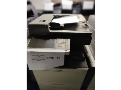 LOTE 010 - 02 MULTIFUNCIONAL COLOR LASER_LEXMARK X954DHE (RETIRADA DE PEÇAS)(NO ESTADO)