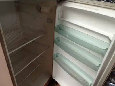 LOTE 422 - 01 GELADEIRA MARCA ELECTROLUX 220V. (NO ESTADO) ATENÇÃO! FAZER A VISITAÇÃO ANTES DE ARREMATAR, NÃO SABEMOS SE FUNCIONA. LEILÃO NÃO TEM GARANTIA E NEM DEVOLUÇÃO, SUJEITO A POSSÍVEIS AVARIAS VISÍVEIS/OCULTAS E/OU AUSÊNCIA DE COMPONENTES.
