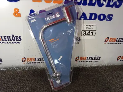 LOTE 341 - 01 TORNEIRA PARA LAVATÓRIO BRANCA ALTA GIOIA CR DN15 TIGRE. (NO ESTADO) ATENÇÃO! FAZER A VISITAÇÃO ANTES DE ARREMATAR, NÃO SABEMOS SE FUNCIONA. LEILÃO NÃO TEM GARANTIA E NEM DEVOLUÇÃO, SUJEITO A POSSÍVEIS AVARIAS VISÍVEIS/OCULTAS E/OU AUSÊNCIA DE COMPONENTES.